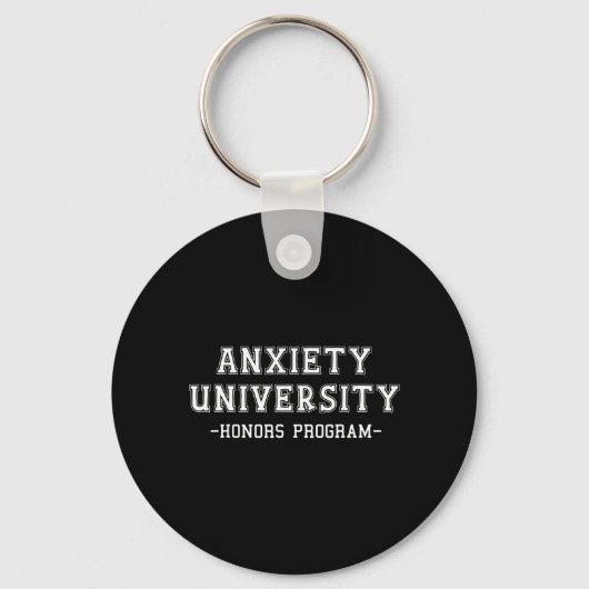 Angst Universitäts-Ehrenprogramm Schlüsselanhänger (Vorderseite)