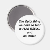 Angst Usher Magnet (Vorderseite/Rückseite)