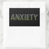 Angst Ver 2 Aufkleber (Tasche)