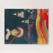 Angst von Edvard Munch Puzzle (Horizontal)