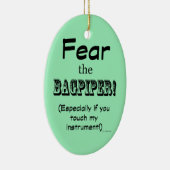 Angst vor Bagpiper Keramik Ornament (Rechts)