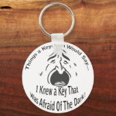 Angst vor dem dunklen Lt-Schlüsselanhänger Schlüsselanhänger (Vorderseite)