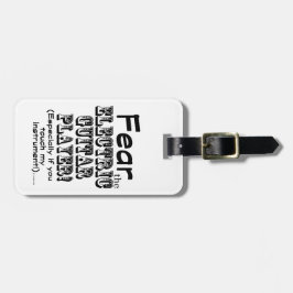 Angst vor dem elektrischen Gitarrenspieler Gepäckanhänger