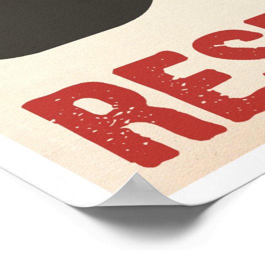 Angst vor dem Eskalator Poster (Ecke)