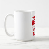 Angst vor dem Fall: Ein Typografie-Design Kaffeetasse (Links)