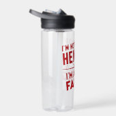 Angst vor dem Fall: Ein Typografie-Design Trinkflasche (Rechts)