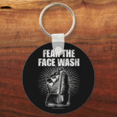 Angst vor dem Gefechtsabfall (Hockey) Schlüsselanhänger (Vorderseite)