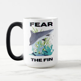 Angst vor dem Haifisch Verwandlungstasse