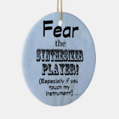 Angst vor dem Synthesizer-Player Keramik Ornament (Rechts)
