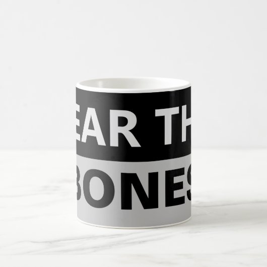 ANGST VOR DEN KNOCHEN Trombonistin Kaffeetasse (Mittel)