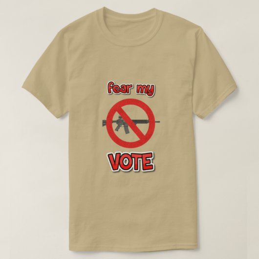 Angst vor der Abstimmung T-Shirt (Design vorne)