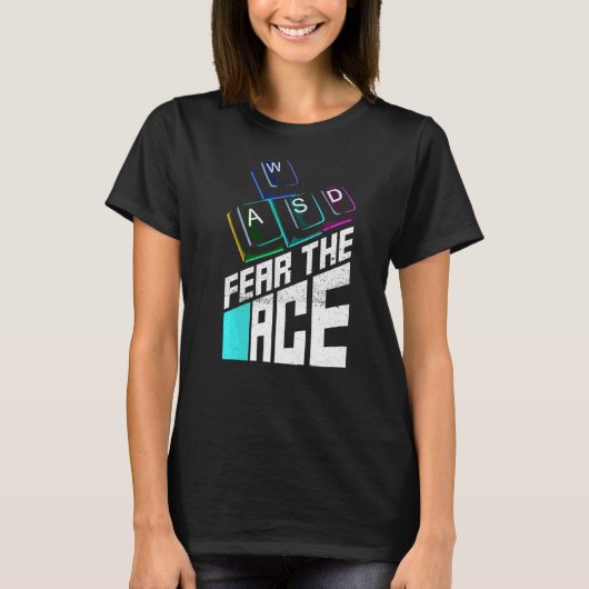 Angst vor einem Computerspieler T-Shirt (Vorderseite)