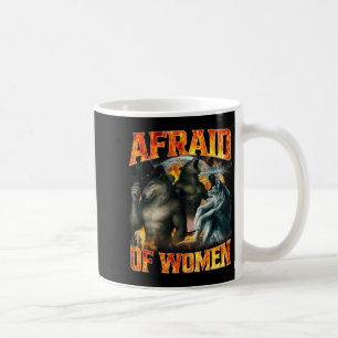 Angst vor Frauen Lustiges Alpha-Wolf-Meme Cringe M Kaffeetasse
