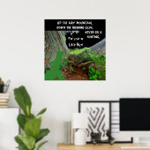Angst vor kleinen Männern Plakat (Heimbüro)