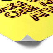 Angstangriff Funny Poster Sign (Ecke)