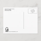 Angstangriff von Brian Benson, Postkarte (Rückseite)