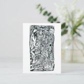 Angstangriff von Brian Benson Postkarte (Stehend Vorderseite)