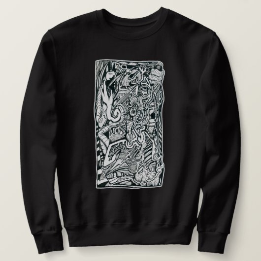 Angstangriff von Brian Benson, Sweatshirt (Design vorne)