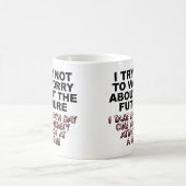 Angstattacke Funny Mug oder Travel Mug Kaffeetasse (Mittel)