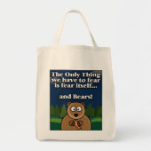 Ängstbären Tragetasche (Vorne)