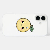 Angstgefühl Lemon mit Schweiß Case-Mate iPhone Hülle (Rückseite (Horizontal))