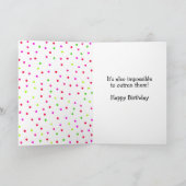 Angsthasen Geburtstag Karte (Innenseite)