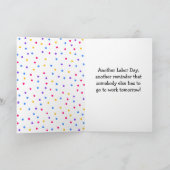 Angsthasen Labor Day Karte (Innenseite)
