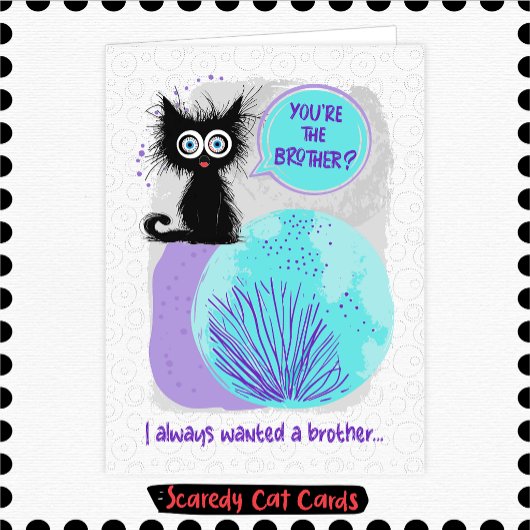 Angstkatze Bruder Karte