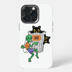 Angstkatze Halloween iPhone 13 Pro Hülle