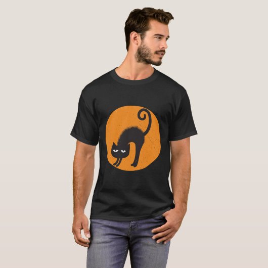 Angstkatze T-Shirt (Vorne ganz)