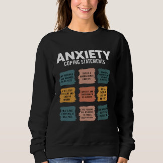 Angstkopplungshinweise Psychische Gesundheit Sweatshirt