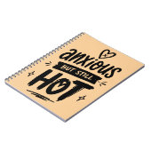 Ängstlich, aber heiß notizblock (Linke Seite)