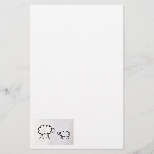 Ängstlich Briefpapier (Vorderseite)