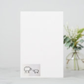Ängstlich Briefpapier (Stehend Vorderseite)