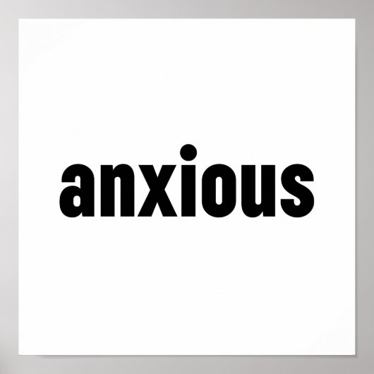 ängstlich poster (Vorne)