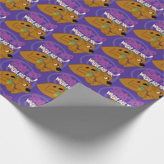 ängstlich Scooby-Doo Geschenkpapier (Ecke)