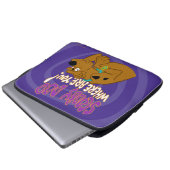 ängstlich Scooby-Doo Laptopschutzhülle (Vorne Knopf)