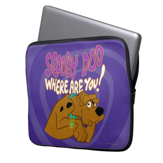 ängstlich Scooby-Doo Laptopschutzhülle (Vorderseite Links)