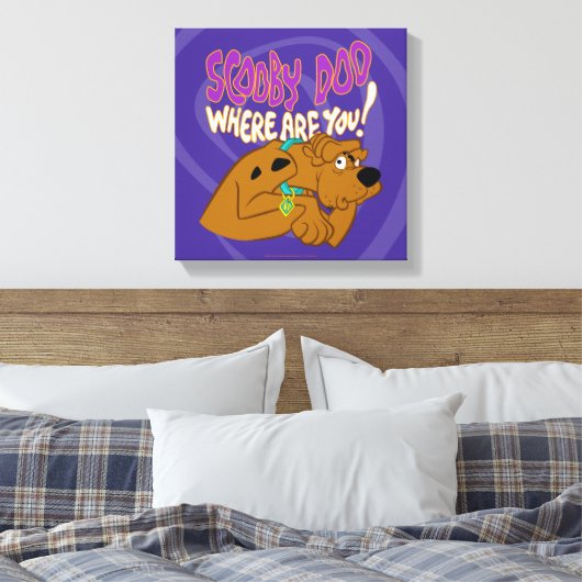 ängstlich Scooby-Doo Leinwanddruck (Insitu (Schlafzimmer))
