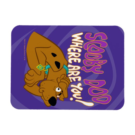 ängstlich Scooby-Doo Magnet (Horizontal)