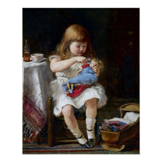 ängstliche kleine Mutter Poster (Vorderseite)