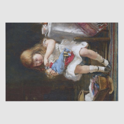 ängstliche kleine Mutter Seidenpapier (Vorderseite)