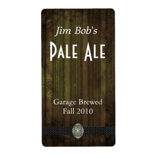 Ängstliche Olive Green Zuhause aus Biermarken (Vorne)