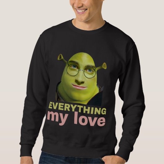 Ängstlicher Charakter Liebe Sweatshirt (Vorderseite)