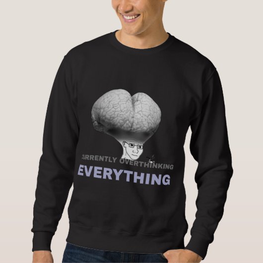 Ängstlicher Charakter Sweatshirt (Vorderseite)