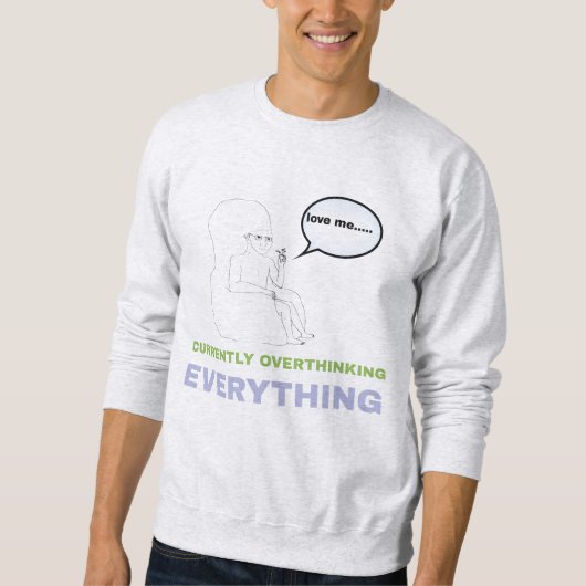 Ängstlicher Charakter Sweatshirt (Vorderseite)