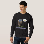 Ängstlicher Charakter Sweatshirt (Vorne ganz)