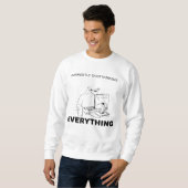 Ängstlicher Charakter Sweatshirt (Vorne ganz)