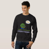 Ängstlicher Charakter Sweatshirt (Vorne ganz)