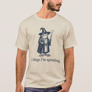 Ängstlicher Frosch-Zauberer Lustige ADHD Neurodive T-Shirt